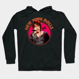 New York Dolls Revival Punk Aesthetics In Action Hoodie